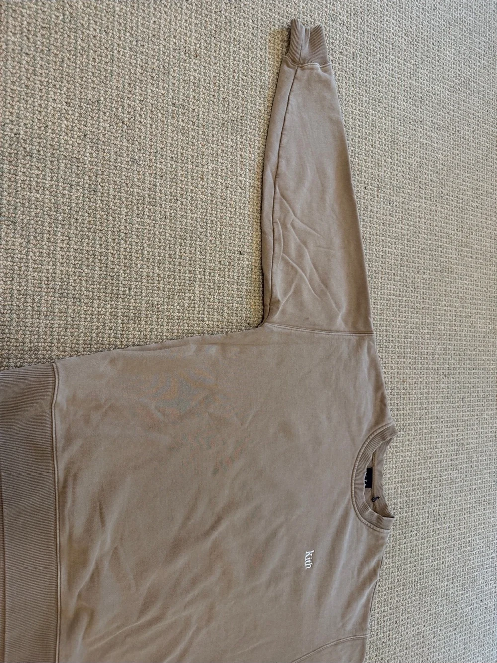 Kith Men's Crewneck Sweatshirt in Taupe Brown
